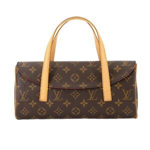 LOUIS VUITTON Monogram Sonatine Hand Bag Brown M51902 Purse 90280815